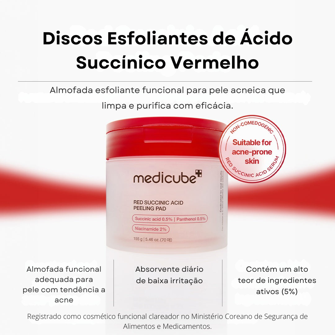Discos de Ácido Succínico com Pantenol