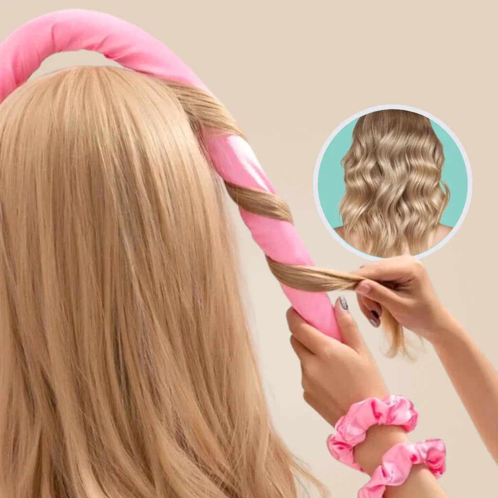 Bela Cachos: Modelador de Cachos em Cetim Sem Calor