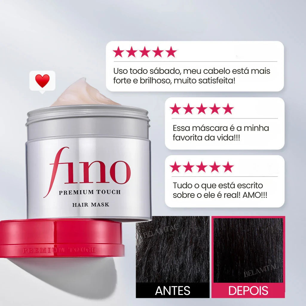 Máscara Japonesa Fino Premium Touch: Reconstrução Capilar Completa