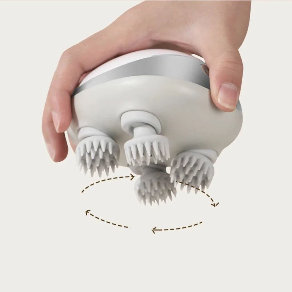 Massageador Elétrico para Couro Cabeludo | Crescimento e Nutrição Natural