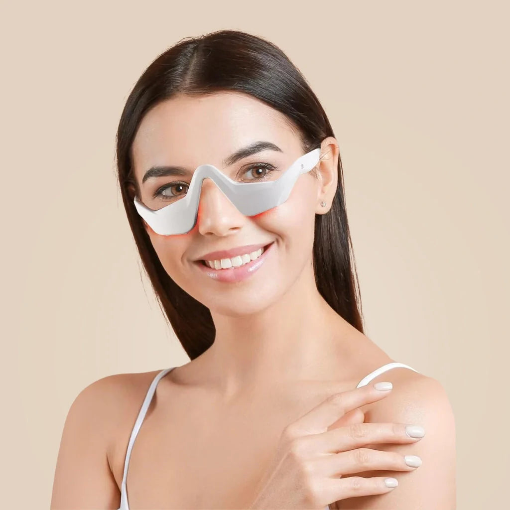 Óculos Terapêuticos Red Light: Adeus Olheiras e Bolsas