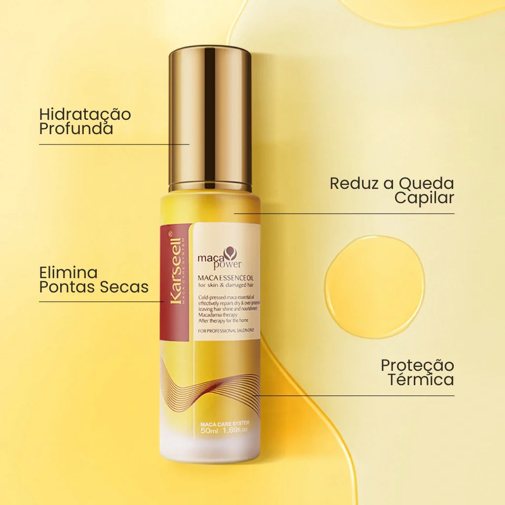 Óleo Capilar Karseell: Nutrição Profunda e Brilho Intenso