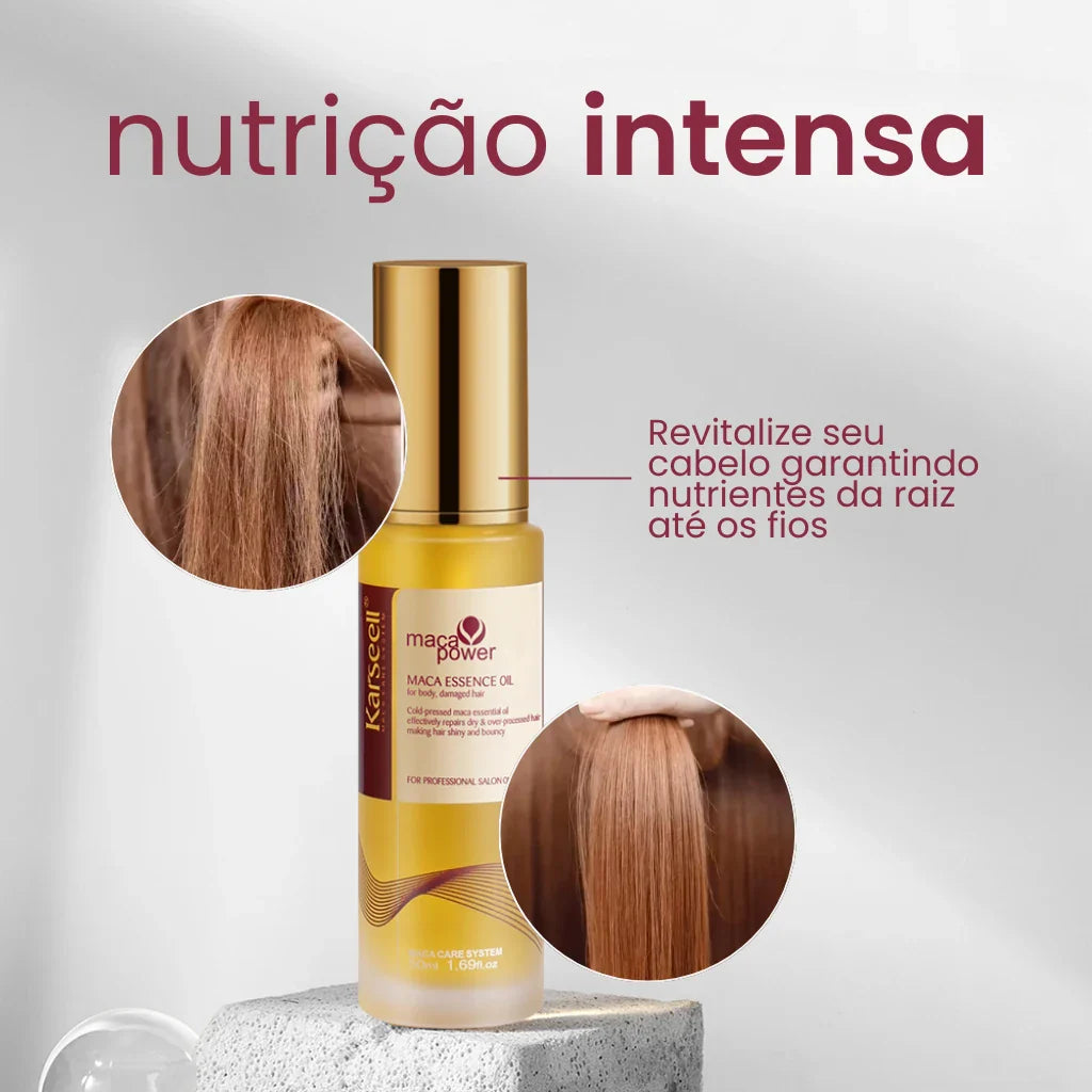 Óleo Capilar Karseell: Nutrição Profunda e Brilho Intenso