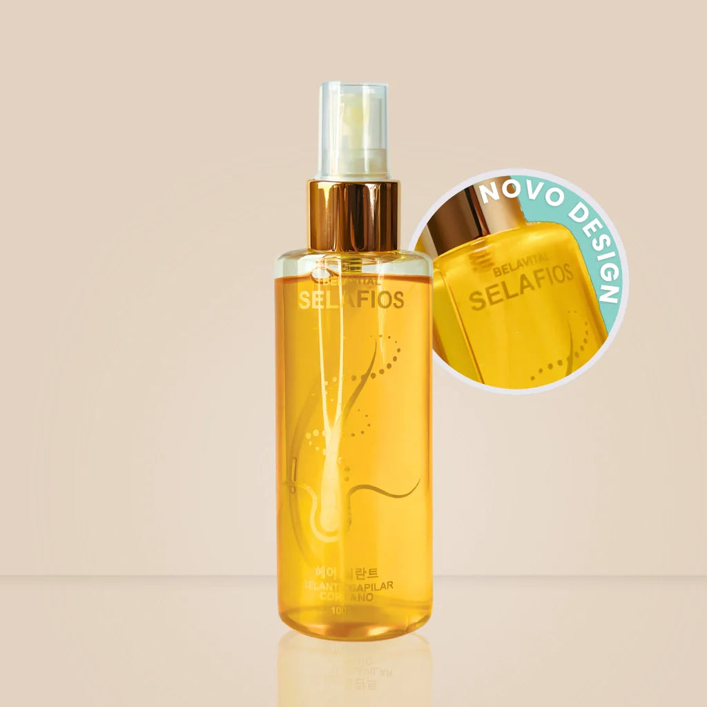Spray Protetor Térmico Antifrizz SelaFios | Multibenefícios para Cabelos Danificados