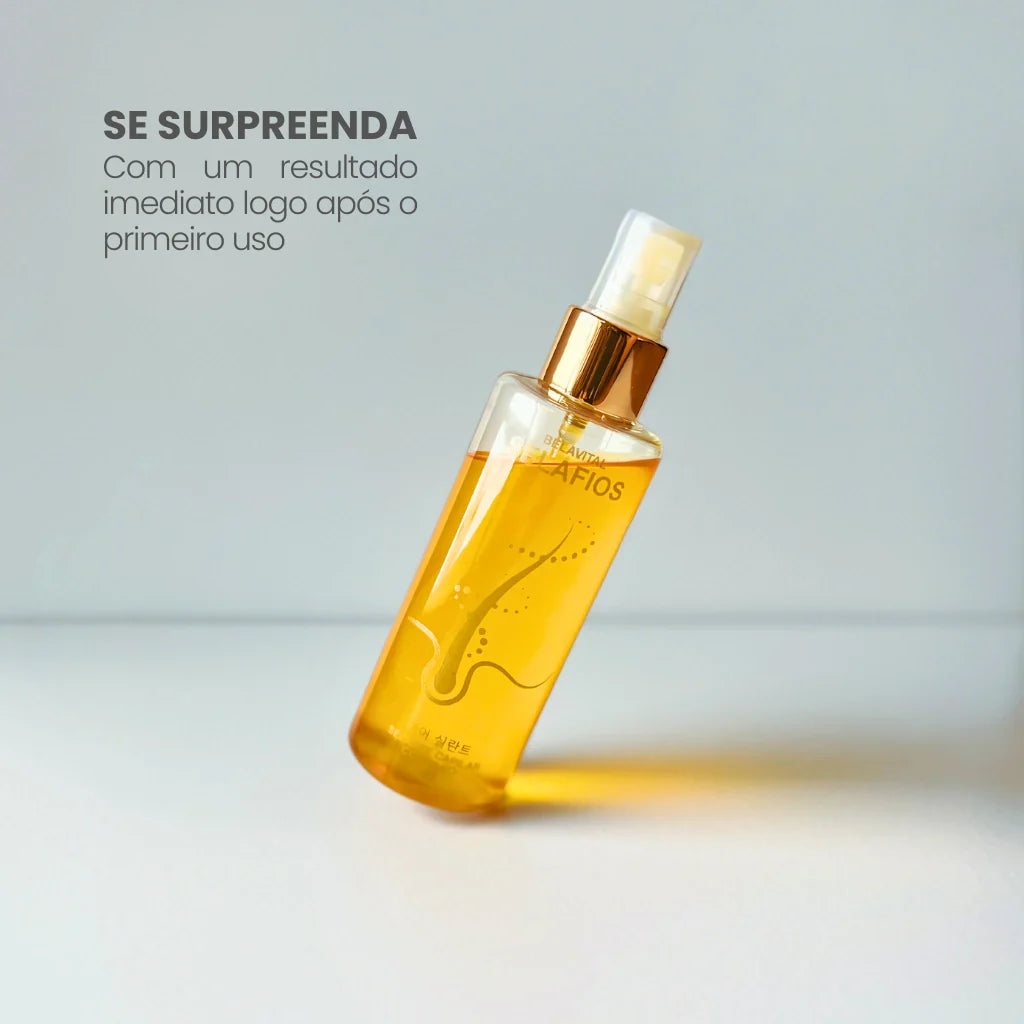 Spray Protetor Térmico Antifrizz SelaFios | Multibenefícios para Cabelos Danificados