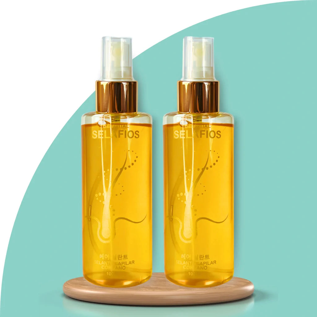 Spray Protetor Térmico Antifrizz SelaFios | Multibenefícios para Cabelos Danificados