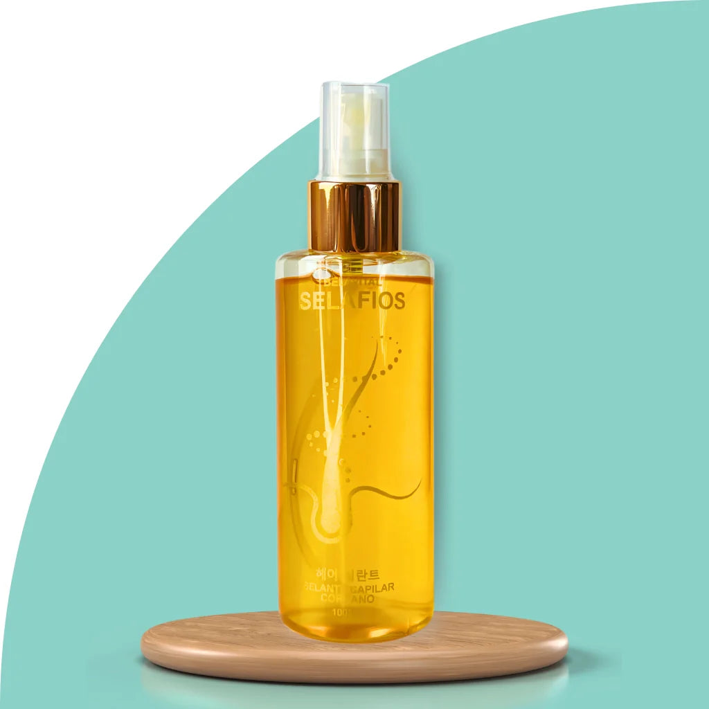 Spray Protetor Térmico Antifrizz SelaFios | Multibenefícios para Cabelos Danificados