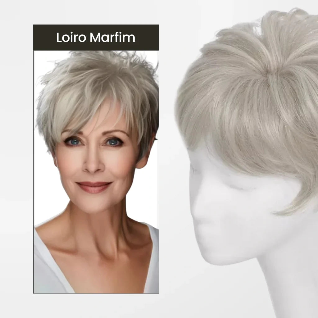 Top Closure - Topo de Cabelo Curto Natural | Para Alopecia e Falhas