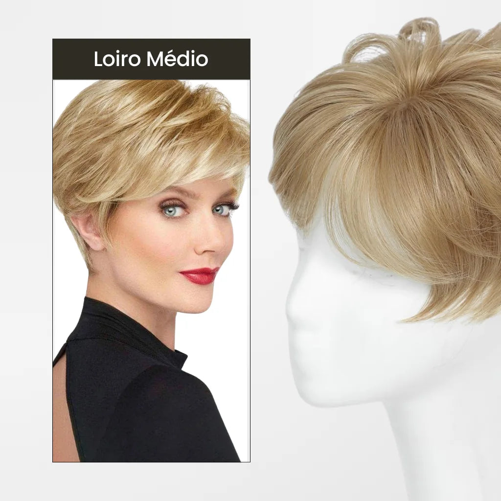 Top Closure - Topo de Cabelo Curto Natural | Para Alopecia e Falhas