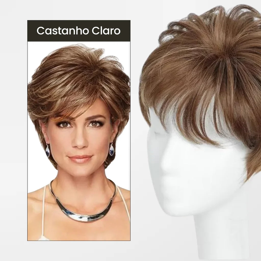 Top Closure - Topo de Cabelo Curto Natural | Para Alopecia e Falhas