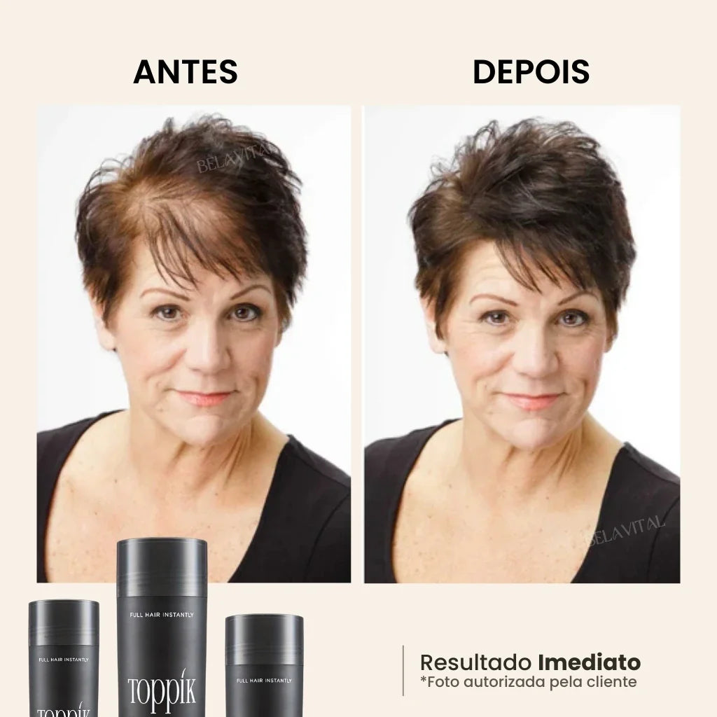 Toppik Hair: Fibra Capilar para Cobertura Instantânea