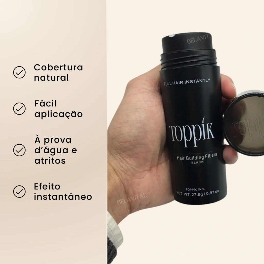 Toppik Hair: Fibra Capilar para Cobertura Instantânea