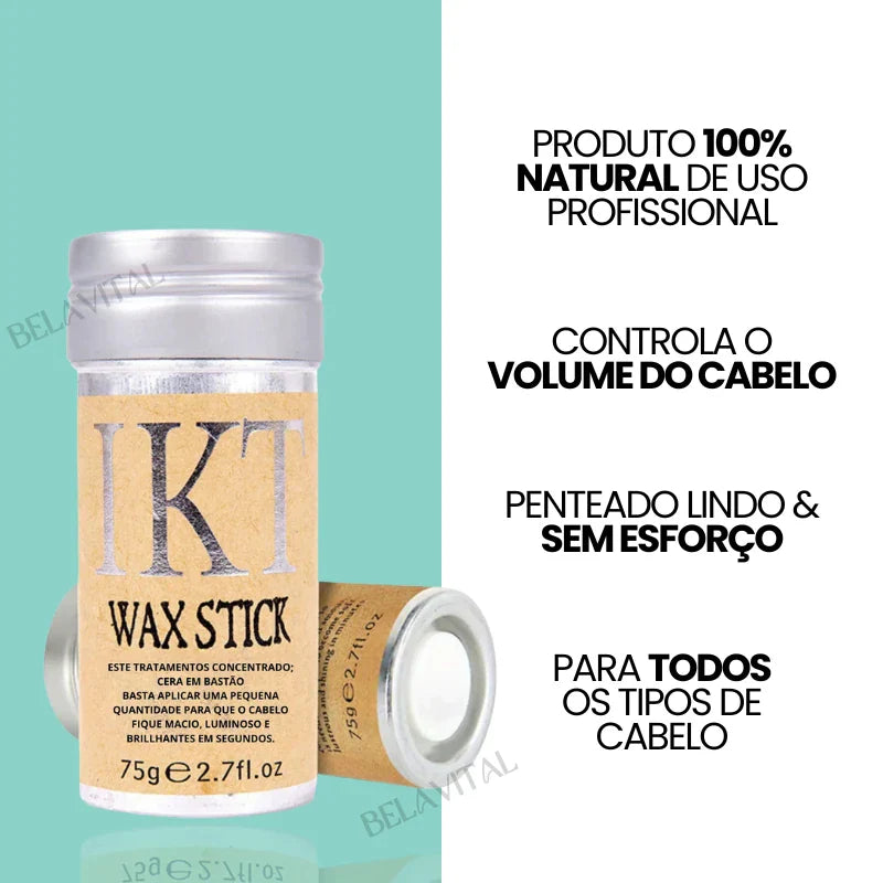 WaxStick: Cera em Bastão Anti-Frizz para Penteados Perfeitos