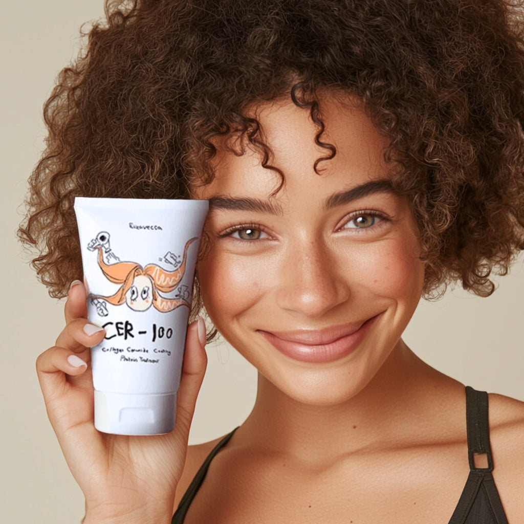 Máscara de Reconstrução Capilar CER-100: força e brilho da raiz às pontas