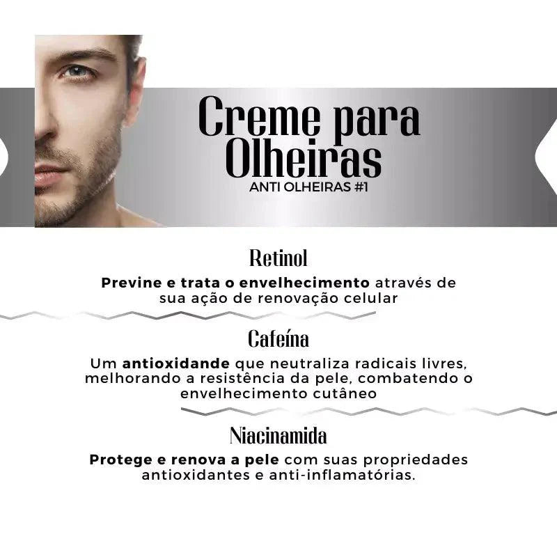 Creme para Olheiras Profundas e Escuras