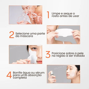 Kit Máscara de Colágeno GoldBotox Highprime: Renovação Profunda da Pele